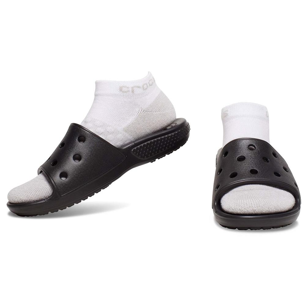 White Boys' Crocs Low Evergreen 3-Packs Socks | NZ 1670UZGT